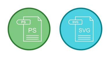 PS and SVG Icon vector