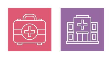 First Aid Kit and Healthcare Icon vector