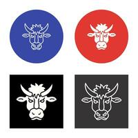 Bison Vector Icon