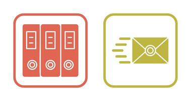 Document and Envelope Icon vector