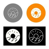 Cream Doughnut Vector Icon