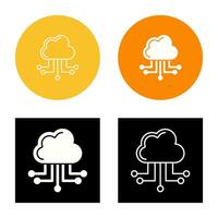 Cloud Computing Vector Icon