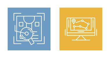 Order Tracking and Location Icon vector