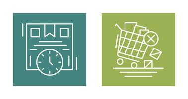 Time is Money and Offer End Icon vector