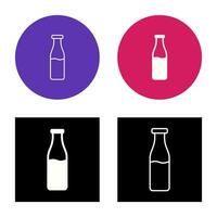 Milk Bottle Vector Icon