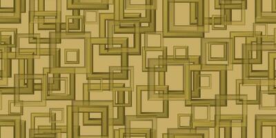 Background with squares without seams. Seamless background with voluminous brown squares. Vector illustration