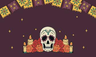 Day of The Dead vector banner