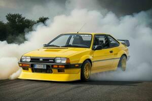 Sport Car JDM AE 86.  AI Generative Pro Photo