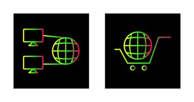 Internet Connectivity and Global Icon vector