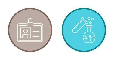 Identity and Lab Icon vector