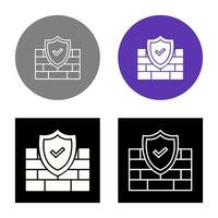 FireWall Vector Icon