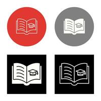 Open Book Vector Icon