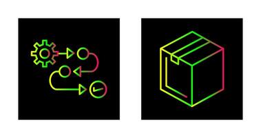 Process and Package Icon vector