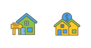 Rent and Residential Icon vector