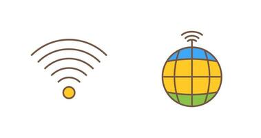 Signal on User and global Signals Icon vector