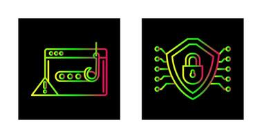 Phishing Password and Security Icon vector