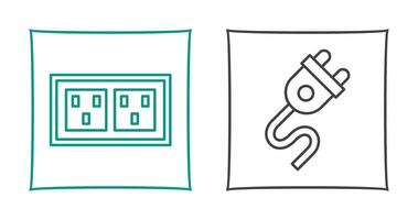 Socket and Plug Icon vector