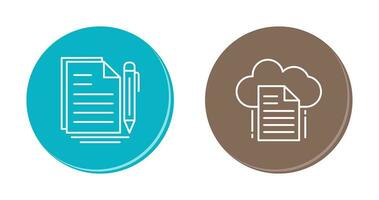 Document and File Icon vector