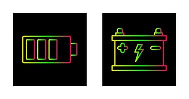 Charging and Accumulator Icon vector