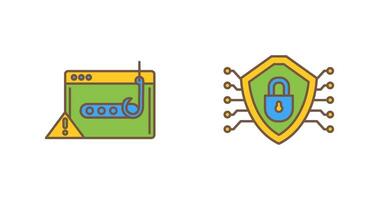 Phishing Password and Security Icon vector