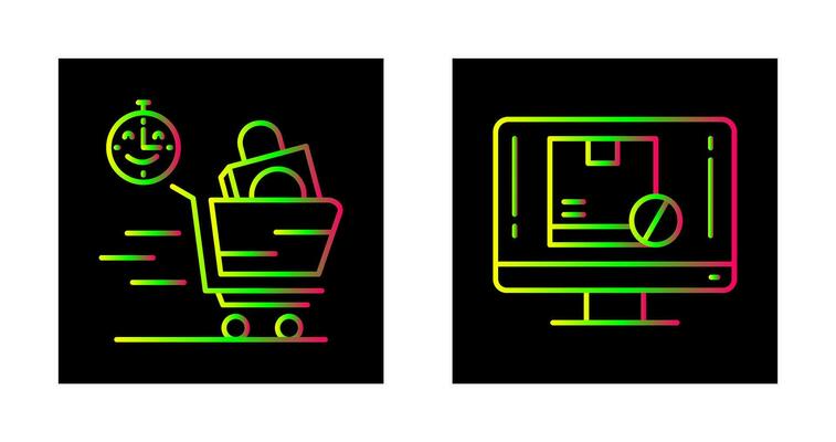 Happy Hour and Out of Stock Icon