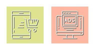 Online Shop and Digital Icon vector