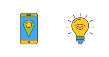 Gps and Smart Energy Icon vector