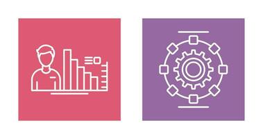 Consulting and Automated  Icon vector