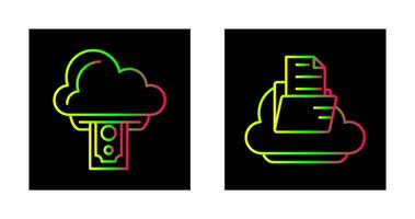 Cloud Computing and Cloud  Icon vector