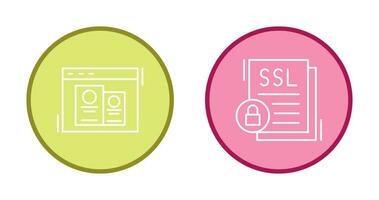 User and Protection Icon vector