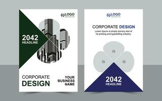 Corporate cover design, Annual Report Cover Design, Book Cover Design, Brochure Template, Flyer Design. vector