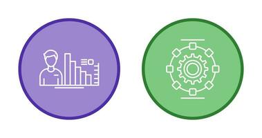 Consulting and Automated  Icon vector