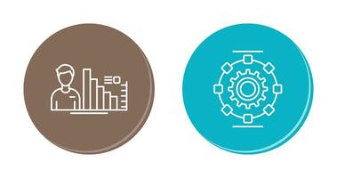 Consulting and Automated  Icon vector