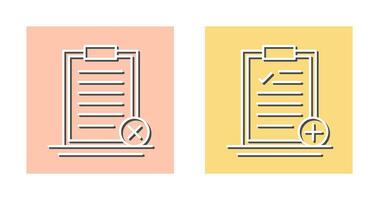 Rejected and Add Icon vector