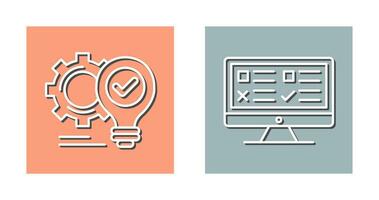 Innovation and Examination Icon vector