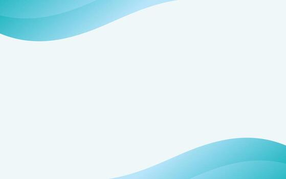 blue light abstract frame background simple banner design with empty space vector
