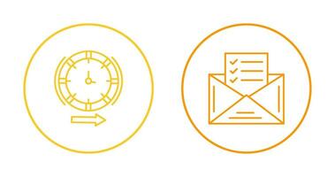 Direction and Check List Icon vector