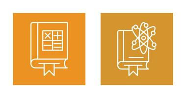 matemáticas y Ciencias icono vector