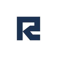 logotipo de la letra r vector
