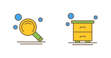 Search and Table Icon vector