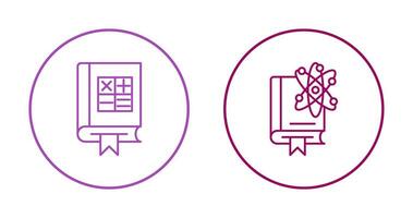 matemáticas y Ciencias icono vector