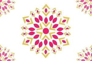 Abstract mandala floral decorative background design vector. vector