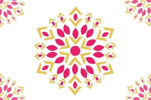 Abstract mandala floral decorative background design vector. vector