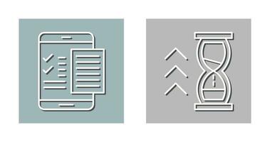 Check List and Quick Response Icon vector