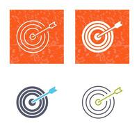 Unique Dartboard Vector Icon