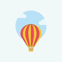 Hot air ballon vector illustration