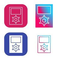 Unique Portfolio Management Vector Icon