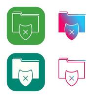Vulnerable Folder Vector Icon