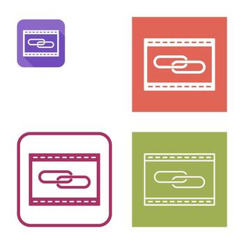 Unique Link Optimization Vector Icon