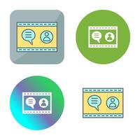 Unique Web Support Vector Icon